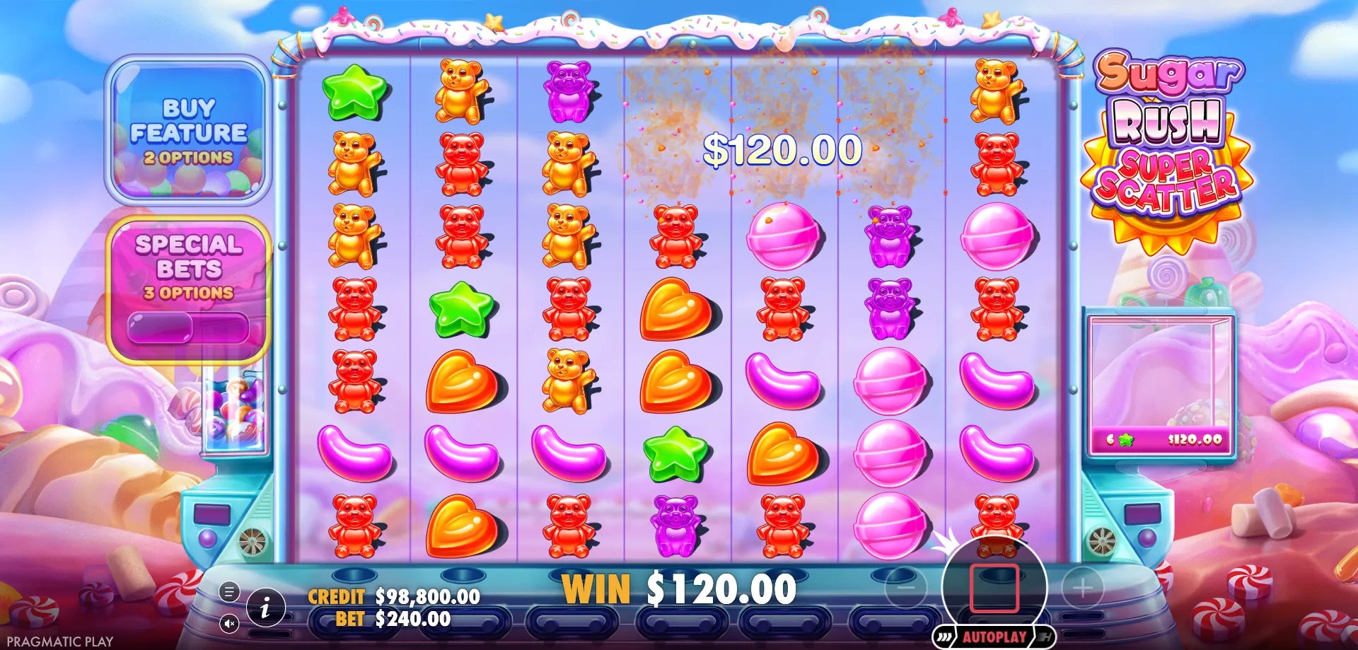 Introducci&oacute;n a Sugar Rush Super Scatter