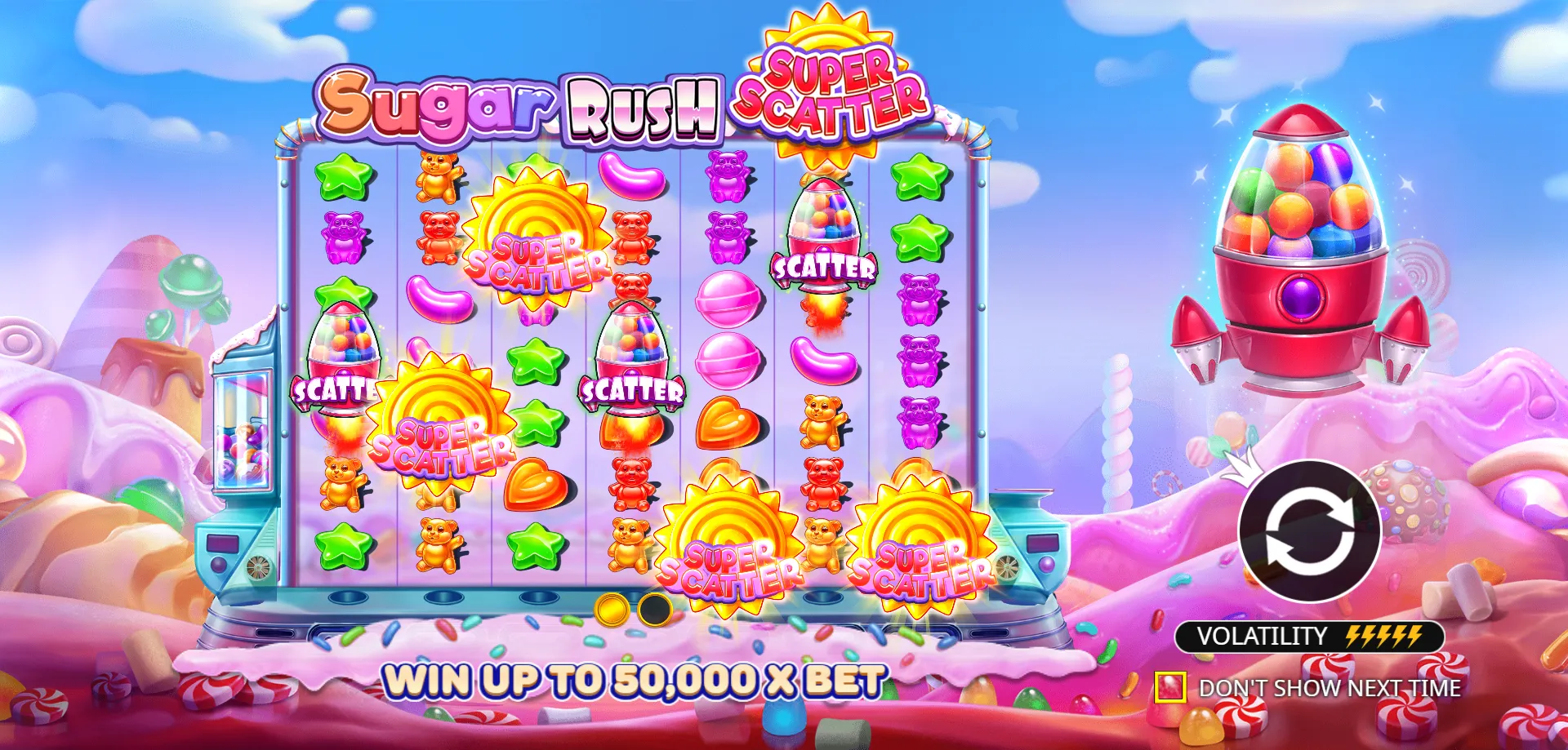 &iquest;Qu&eacute; es Sugar Rush Super Scatter?